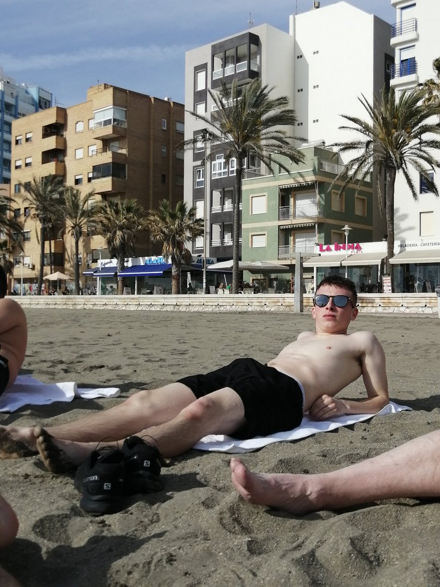 Scothargreaves's tweet photo. @Macauley_Webb_  enjoying the sights of Almería 😎🍆 https://t.co/Qi3CcD885o