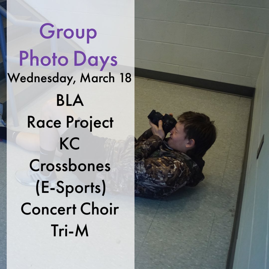 PiperPubs's tweet photo. Group photos will take place during seminar all week next week. Please make sure to arrive in the gym immediately after announcements  on your activity’s designated day. https://t.co/0WbrYmQsy3