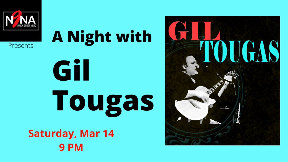 Come enjoy the soulful sounds of Gil Tougas this Saturday. 
#yyclivemusic #N9NA