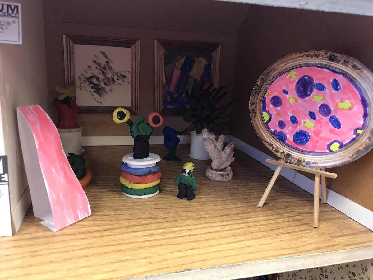 Part2 - Our children have completed their #Museum of Art &amp; Science. Lots of fantastic mini exhibitions (&amp; even a toilet - though no room for a shop or cafe) <a href="/theartcriminal/">Susan M Coles</a> <a href="/Artsmarkaward/">Artsmark</a> <a href="/AnneQuinton/">Anne-Louise Quinton</a> <a href="/Psqm_HQ/">Primary Science Quality Mark</a> <a href="/accessart/">Paula Briggs @AccessArt</a> <a href="/NSEAD1/">NSEAD</a> #BritishScienceWeek2020 <a href="/A_C_Collection/">Arts Council Collection</a> <a href="/Andriazaf/">Andria Zafirakou</a>