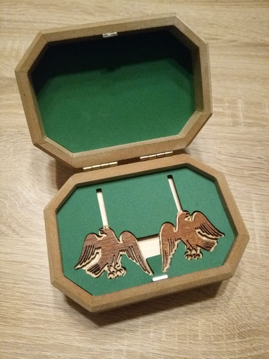 WallachiaIFF's tweet photo. We congratulate actress and screenwriter Stefanja Orłowska for winning the EAGLE of WALLACHIA for best (unproduced) feature screenplay “TLT: The Last Tango” @wallachiaIFF 2019, her handmade prize is ready! @IamStefanja https://t.co/dSnyW0HGOV
