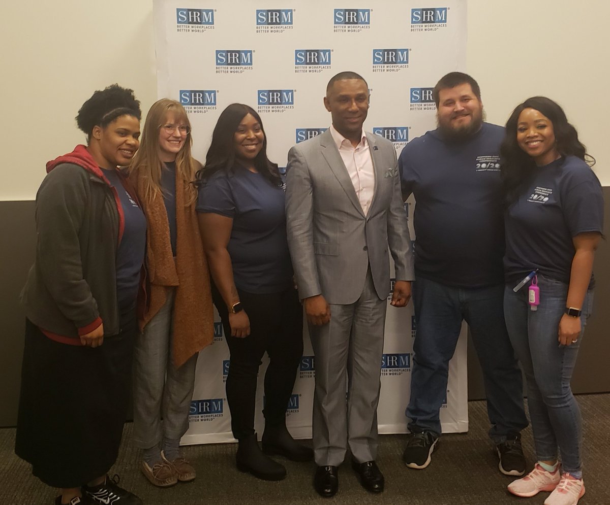 SHRM President and CEO <a href="/JohnnyCTaylorJr/">Johnny C. Taylor, Jr., SHRM-SCP</a> sharing advice with our emerging professionals in Cleveland. #NOHRC2020 <a href="/ClevelandSHRM/">Cleveland SHRM</a> @shrm