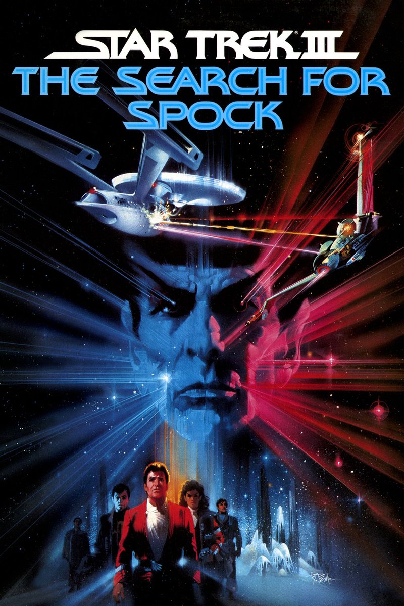 'Kirk: How are we doing?McCoy: How are "we" doing? Funny you should put it quite that way, Jim. "We" are doing fine. But I'd feel safer giving him one of my kidneys than what's scrambled in my brain'My  #FilmForTonight is  #StarTrekTheSearchForSpock   #StarTrek