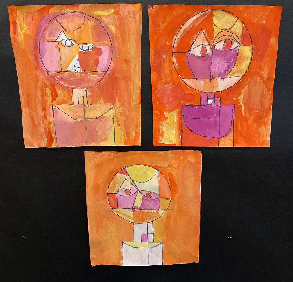 CanongatePS's tweet image. Aspiring Artists 🎨 p3/4 pupils have been recreating work by Paul Klee focusing on colour and using differing materials! Initially we used a frame and colour blocked using crayons, then created our own drawings adding paint and finally chalk! #art #achieving #progressing