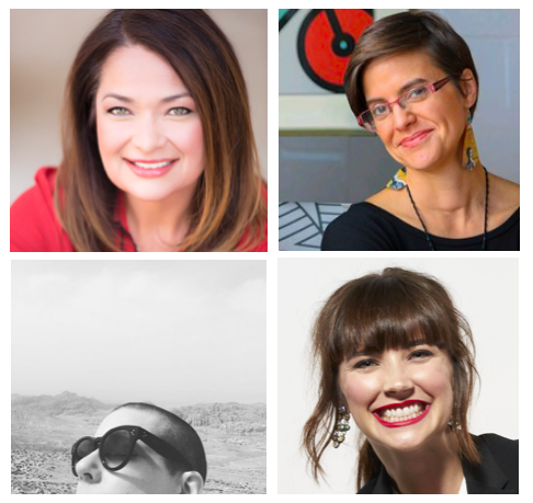 ajscholz's tweet photo. Let's talk about sex! @Zebras_Unite will -- with a fabulous group of womxn [@_RocioPelayo, Genevieve Martínez-García, Brianne McGuire / aka @graphicpaint and @thekkchristine, from top L to bottom R] who are joining us live with their #SXSW lightning talks https://t.co/3GL2AXRozv https://t.co/Gn297LBAZl