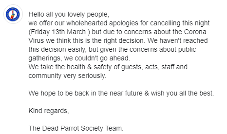 The Dead Parrot Society tweet media