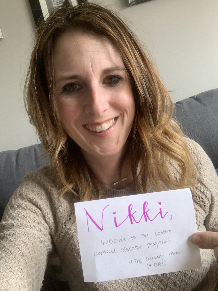 mrsjones72812's tweet photo. Thank you for the awesome swag @Ozobot ! So excited to be an official Ozobot Certified Educator! #ozosquad #ozobot #edtech #codingisfun #codingforall #codeed https://t.co/2c5cYcxVdX