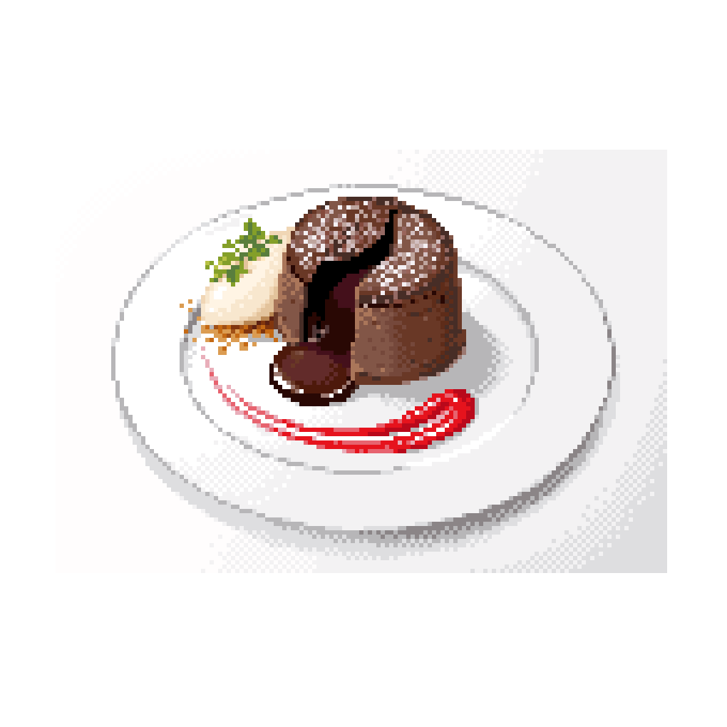 _dotKitchen_'s tweet photo. Fondant au chocolat
#ドット絵
#pixelart
#ホワイトデー https://t.co/T00sBB66my