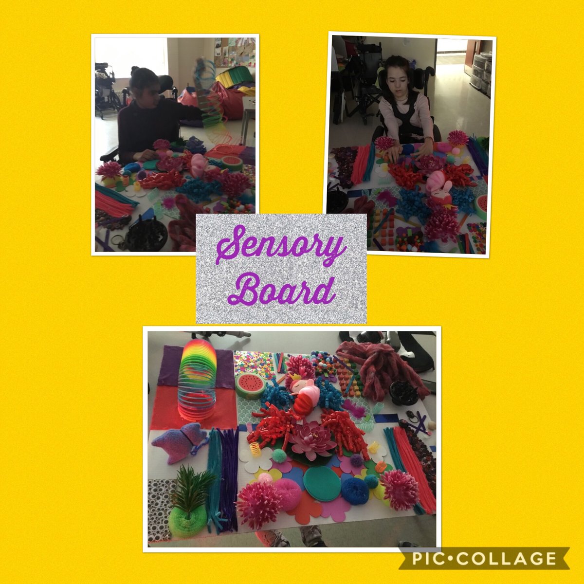 Enjoying Sensory time with our new Sensory Board made by our prep teacher, Ms. Kell <a href="/HMBSSBlizzards/">Harold M. Brathwaite</a> 
#sensory #colour