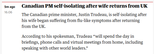 _nicolasap's tweet photo. People abroad are self-isolating because they've come in contact with somebody coming from the UK with flu-like symptoms.
People in the UK with flu-like symptoms are not required to self-isolate.
🤔
#CoronavirusPandemic #excepttheuk
#covid_19 #covid19 #CobraMeeting https://t.co/nZImvrKFQ3
