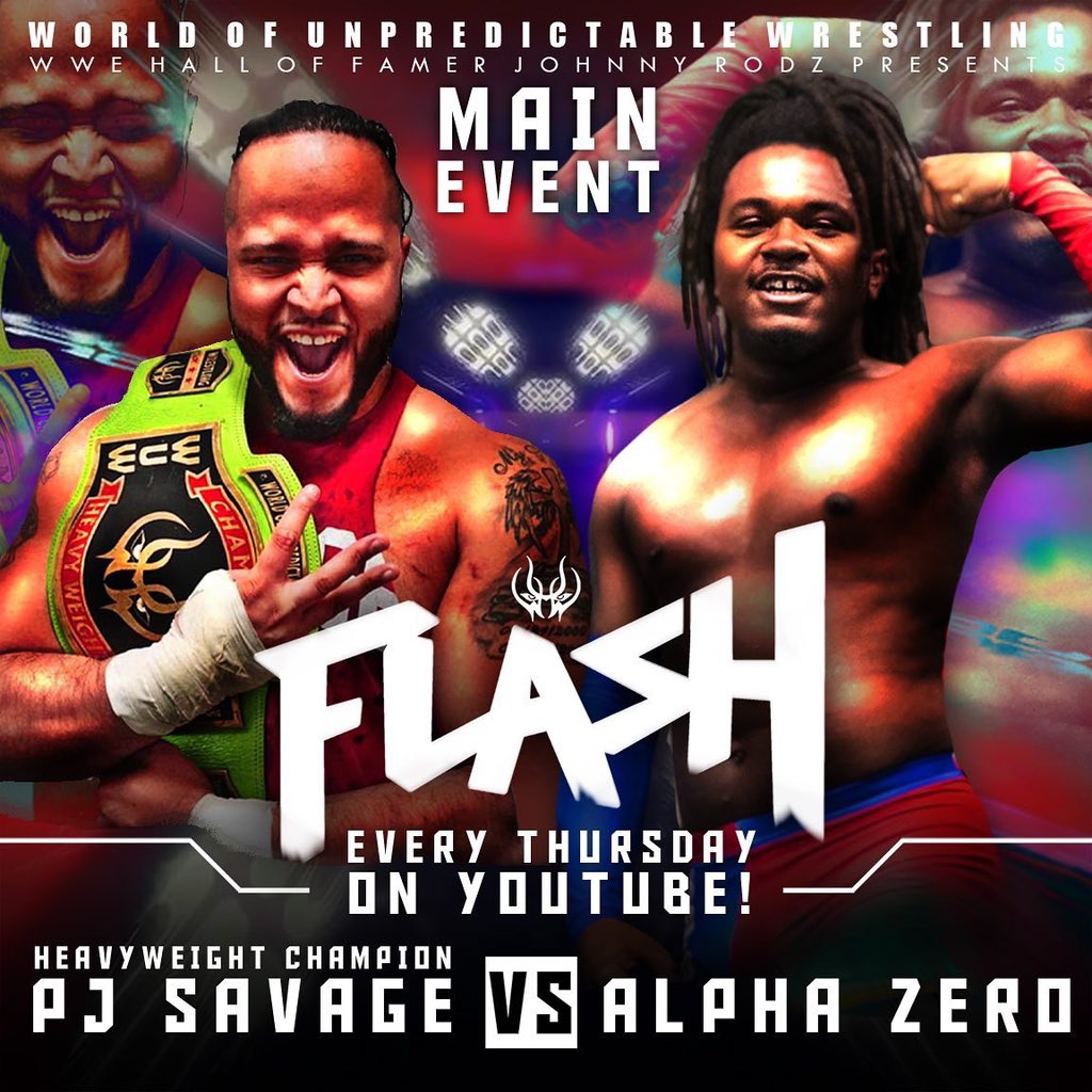 D0F_Alpha_Zer0's tweet photo. #SAVAGEVSALPHA will be on later today on #WUWFlash on YouTube. Subscribe to @wuwwrestling on there, you will want to #WATCHTHIS. #ALPHA #D0F2020 https://t.co/EXaiShSWJZ