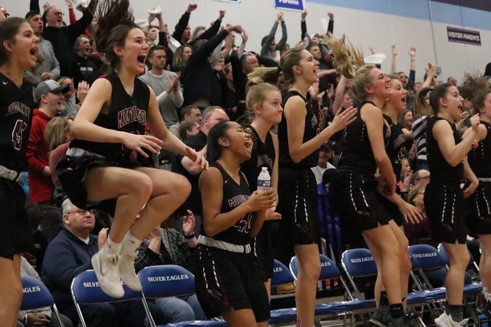 tkix5's tweet photo. This team has fought so hard to get to where they are. Unfortunately with COVID-19, this State tournament won’t be like any other. These girls deserve and need all the support! So please, use this #middletonballerz to share your support, hype, and all photos of your game spirit! https://t.co/gTwEWrkAIC