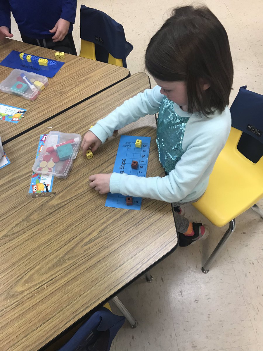 BehmKristin's tweet photo. Sinking Ships addition game!! Can you sink your battleship?? #minermoments @JBWatkinsES https://t.co/CVDgXsXGLv