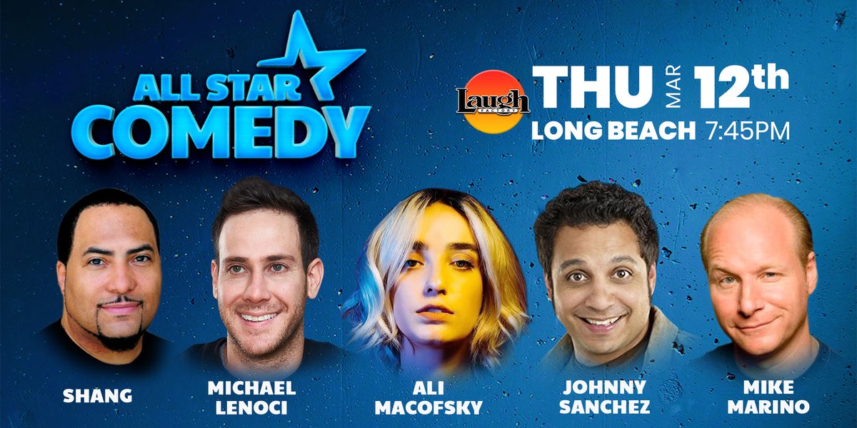 Some gr8 #ThursdayThoughts for ya. Come see #standupcomedy by this star-studded lineup. Come see #MADtv 🌟 <a href="/jsanchezcomic/">Johnny Sanchez</a>, Make America Italian Again 🌟 <a href="/MikeMarinoLive/">Mike Marino</a> with <a href="/notalimac/">milan’t</a>, <a href="/MichaelLenoci/">The Mike Lenoci Show</a>, and <a href="/ComedianSHANG/">SHANG-*Comedian!</a>! This show will be #Awesome

Tix - bit.ly/3cDpX2S