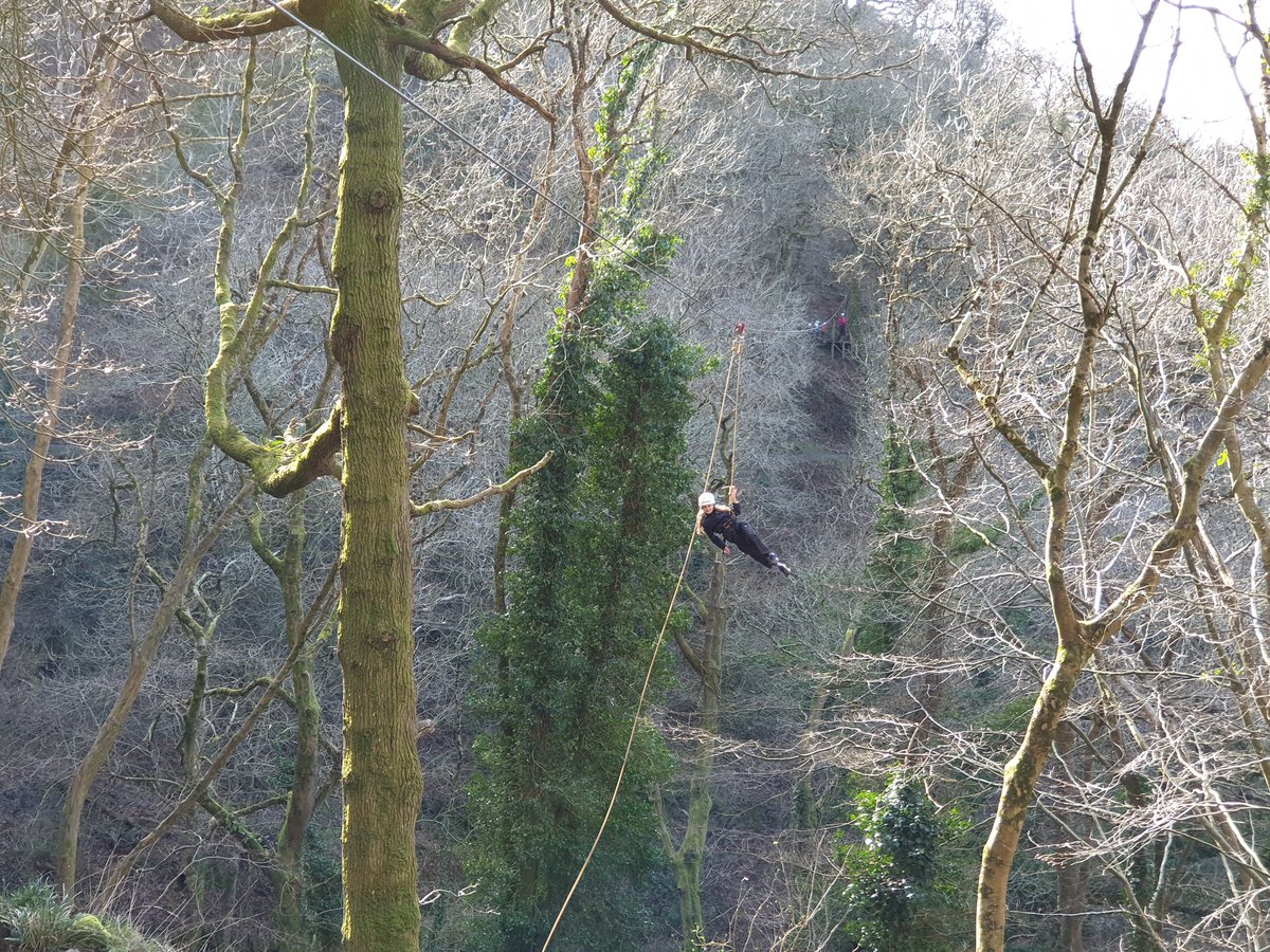 EtonEndSchool's tweet photo. 5Do zipping over the valley to stunning views. Everyone had a go and absolutely loved it! #Devon2020 #WeAreEtonEnd https://t.co/tYR3uQR5nB