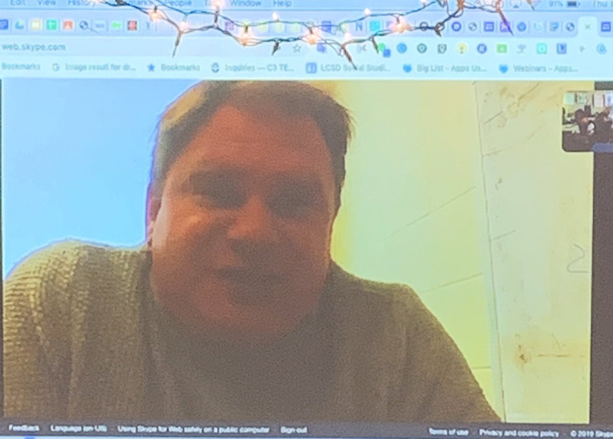 plsweeney1's tweet photo. So interesting! 5th grade #WFEreaders just did a @SkypeClassroom with professor of modern day Maya farming. Important for us to remember that people all around the world share things in common with us! #grateful for @NatGeo for helping me make my readers into explorers! https://t.co/ruLsM5GaDX
