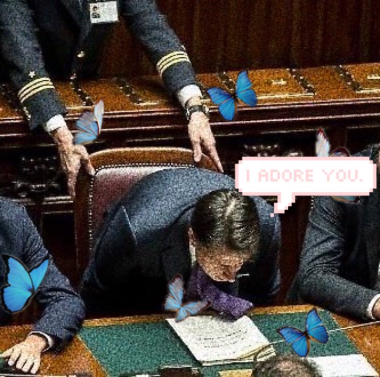 libramin_'s tweet photo. 🦋🦋 Giuseppe Conte aesthetic (soft blue boy fantasy ver.) 🦋🦋 https://t.co/VPRDpXVtoG