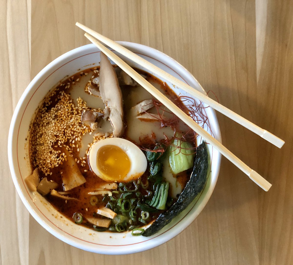 JohnBrase's tweet photo. A few simple words about #COVID19 :
1. Wash your hands. A lot.
2. Patronize your local Asian-American restaurants and shops.
3. If convenient, order the Hebrew Hammer with @salumebeddu βNduja at @NudoHouseSTL (courtesy of @misenplace13 and @PhoKingQui )
#nudosquad #ramenmagic https://t.co/0idNhbpjTS