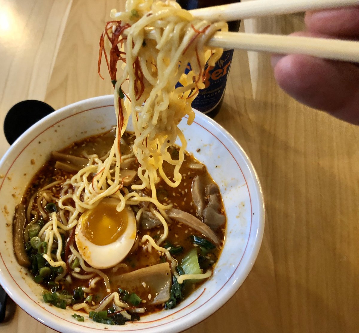JohnBrase's tweet photo. A few simple words about #COVID19 :
1. Wash your hands. A lot.
2. Patronize your local Asian-American restaurants and shops.
3. If convenient, order the Hebrew Hammer with @salumebeddu βNduja at @NudoHouseSTL (courtesy of @misenplace13 and @PhoKingQui )
#nudosquad #ramenmagic https://t.co/0idNhbpjTS