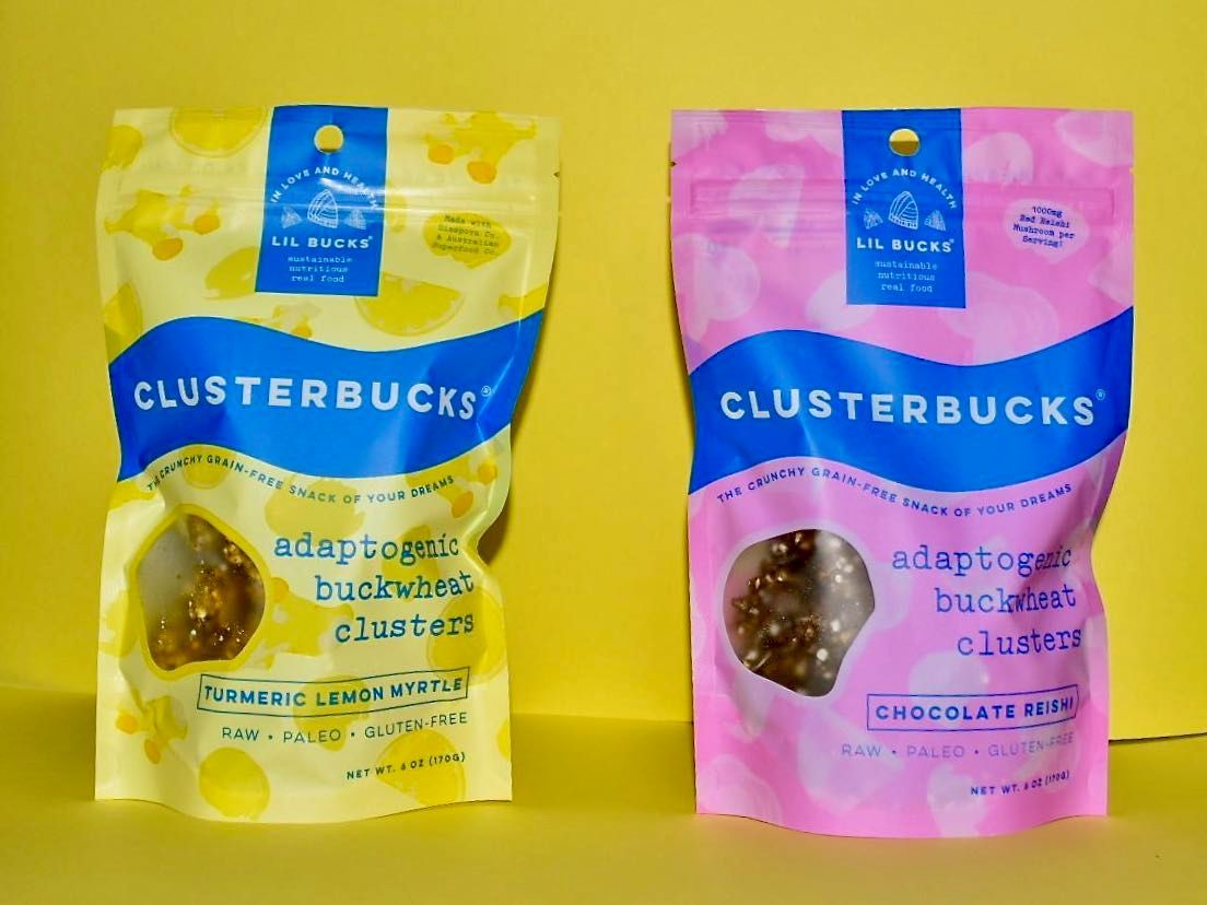 Trade Show Explorer (@tradeshowexp) on Twitter photo Virtual Expo West - Scheduled Launches at Expo West. Brand new packaging and flavours for Lil Bucks' Clusterbucks adaptogenic buckwheat clusters. Formulated with adaptogenic ingredients. 😋 #healthysnacks #snacks #adaptogens #glutenfree #paleo #lilbucks <a href="/lovelilbucks/">lovelilbucks</a> Virtual Expo West - Scheduled Launches at Expo West. Brand new packaging and flavours for Lil Bucks' Clusterbucks adaptogenic buckwheat clusters. Formulated with adaptogenic ingredients. 😋 #healthysnacks #snacks #adaptogens #glutenfree #paleo #lilbucks <a href="/lovelilbucks/">lovelilbucks</a>