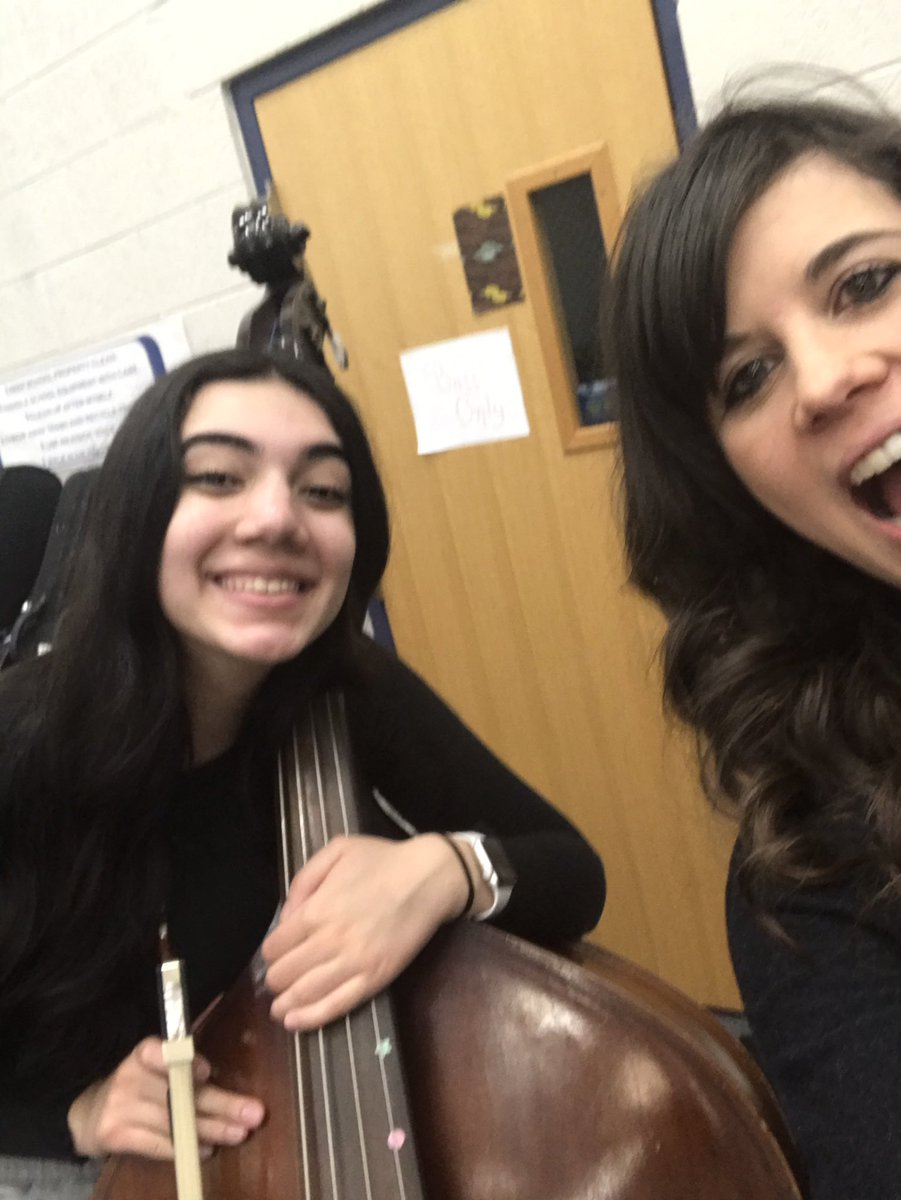 Congrats,Eva, on your acceptance into Western Michigan’s School of Music! Over the years u have mentored our bass players &amp; made our bass section what it is today. couldn’t have done this without your leadership skills and talent. Miss you already!🎻💙#clawstrings #clawsonpride