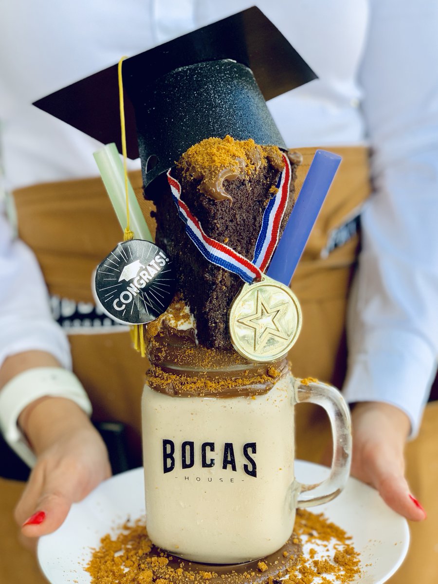 Bocas_House's tweet photo. ENJOY OUR FREE #Classof2020 MILKSHAKE! ‘Cause you’re not completely a senior until you “shake” things up with us! We’ll be waiting for you! 

(Certain conditions apply) https://t.co/soS7RzpdN4