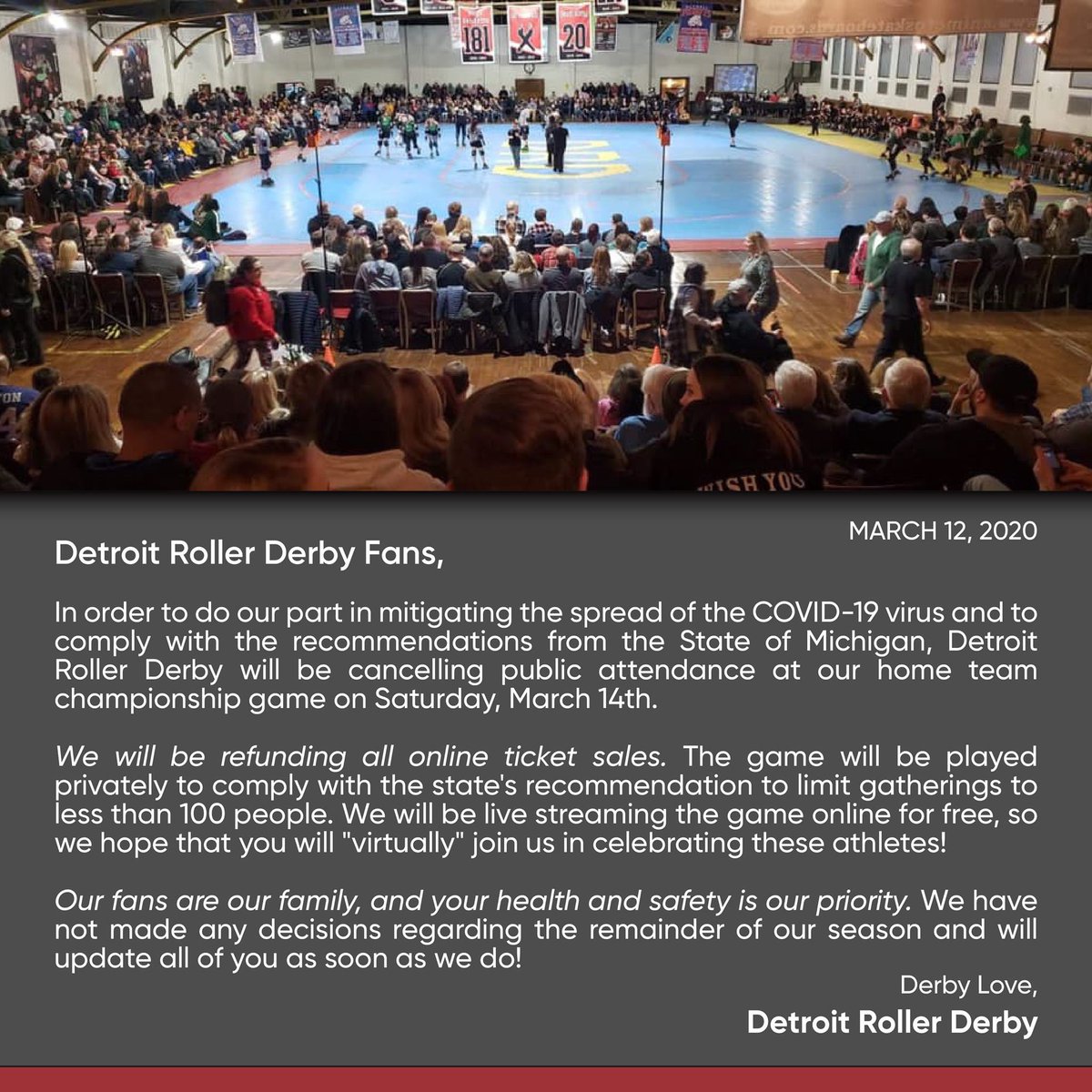 Detroit Roller Derby tweet media