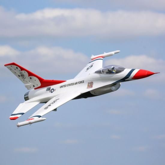 MakeItBuildItUK's tweet photo. Taking inspiration not just from looks but from performance, feel like you're a part of the show too when you pilot the E-Flite F-16 Thunderbirds!

#EFlite #F16Thunderbirds #ReplicaPlanes #ThunderbirdsAreGo #MakeItBuildIt https://t.co/y8eXs7K2kb