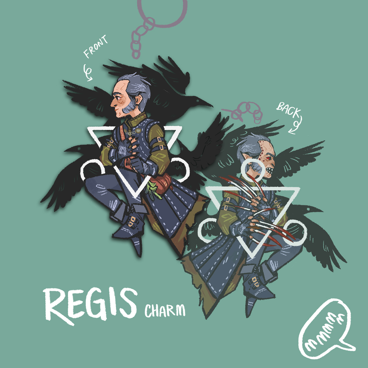 Just remembered I haven't dropped my merch in this thread—Toss a coin to your artist!! I have MERCH, and I have hands, and I will make that everyone else's problem by making MORE MERCH.  #emielregis  https://jyangart.com/shop 