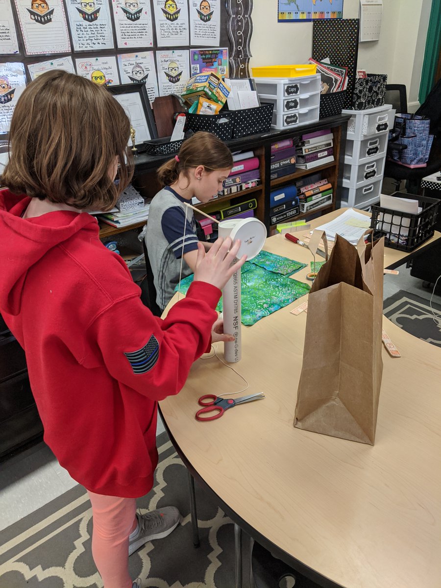 MiniMo is operational! Baker's Mini Mobile Makerspace is up and running. Teaching is a design learning process in itself: This new cart is easier for teachers to move from class to class and can be stocked with all necessary tools and supplies. Here we go gr. 5 windmills! #ecs