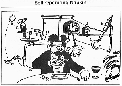 FoucaultLily's tweet photo. Q4: My favorite inspirational short was the one from my facilitation day of the kid who makes the Rube Goldberg machine!!! He was so cute and excited and our education system is LITERALLY one giant Rube Goldberg machine. lol #TAPUW https://t.co/V24iQ76EeK