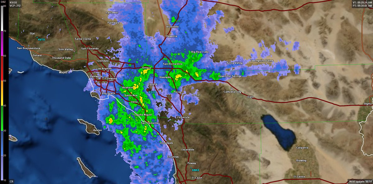 Nws San Diego On Twitter Widespread Rain Showers Rapidly Moving