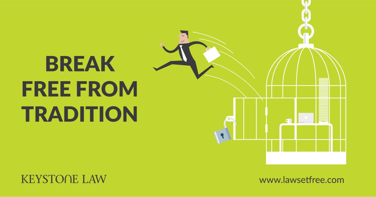 Keystone_Law's tweet photo. Tired of being held back for sake of tradition? We’re a law firm that is empowering talented senior #lawyers to do what they do best. Ready to learn more? Visit https://t.co/28vJ2bDyPI #LawSetFree #Recruitment https://t.co/O9oyq3X4Hn
