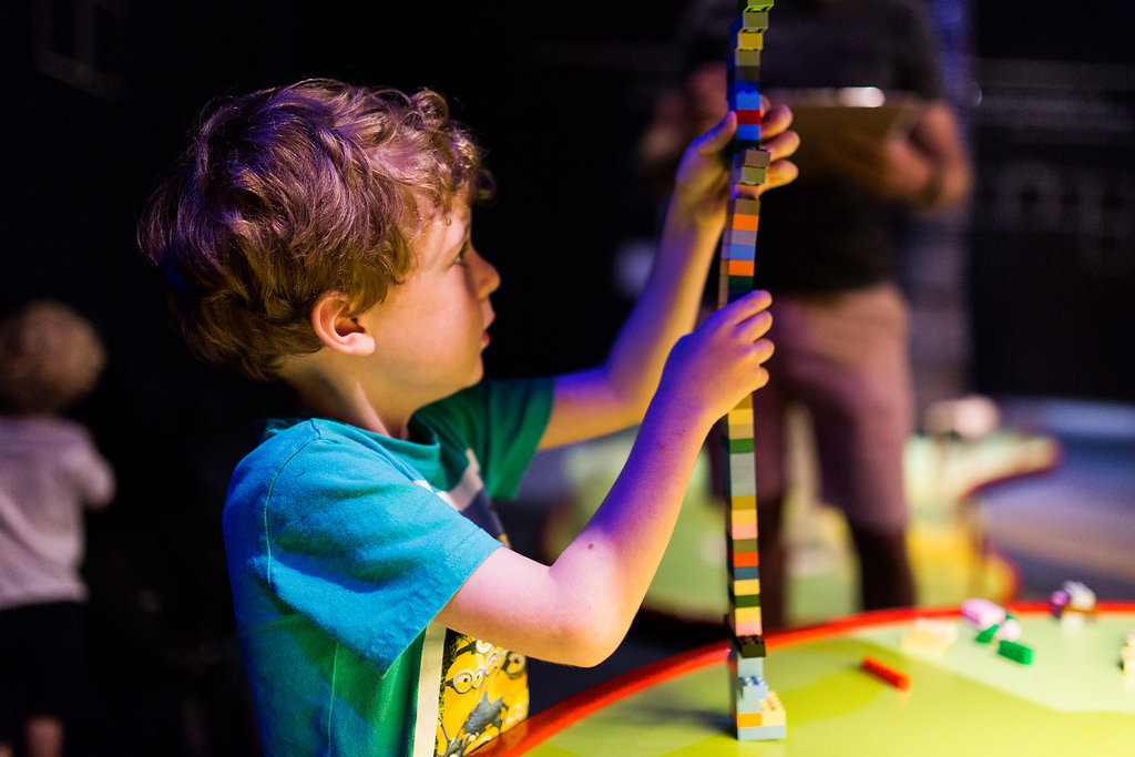 FlyingFishIntl's tweet photo. Did you know six classic 2x4 #LEGO bricks of the same colour can be combined in a mind-blowing 915,103,765 different ways! See how many ways you can combine them by visiting #TowersofTomorrow now on view at the @scienceworldca #TravelingExhibitions #museums https://t.co/KnBICcEy4m
