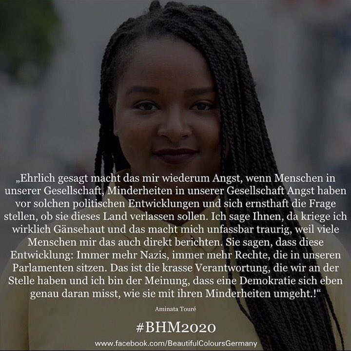 mitmission_eV's tweet photo. Heute wollen wir euch @aminajxx vorstellen. Aminata ist 27 Jahre alt und schon Vizepräsidentin des schleswig-holsteinischen Landtags. Die Schwerpunkte ihrer politischen Arbeit sind unter anderem Migration, Frauen, Queerpolitik und Antirassismus. https://t.co/BnBmNozNyQ