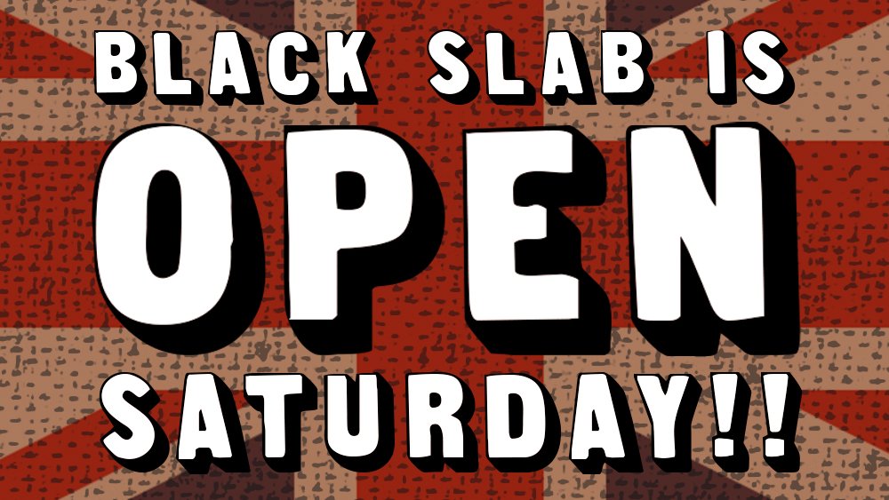 blackslab's tweet photo. We are OPEN on THIS SATURDAY 14th March !

Come and have a look at all our hard work with the new layout inside the store.

Plus EVEN MORE new TROJAN menswear added this week! https://t.co/sF71twh5y7