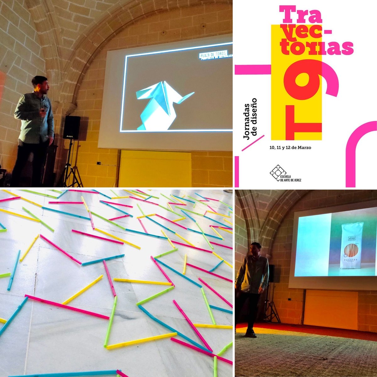 easdjerez's tweet photo. Ponencia y taller de sistemas gráficos flexibles a través de herramientas análogas y digitales. @Diegogallego #diseñográfico #arte #creatividad #procesocreativo #fotografía #eajerez #formación #futuro #comunicación #cultura #jerez #trayectoriaseajerez #TrayectoriasT9 https://t.co/SVJAcSKvPD
