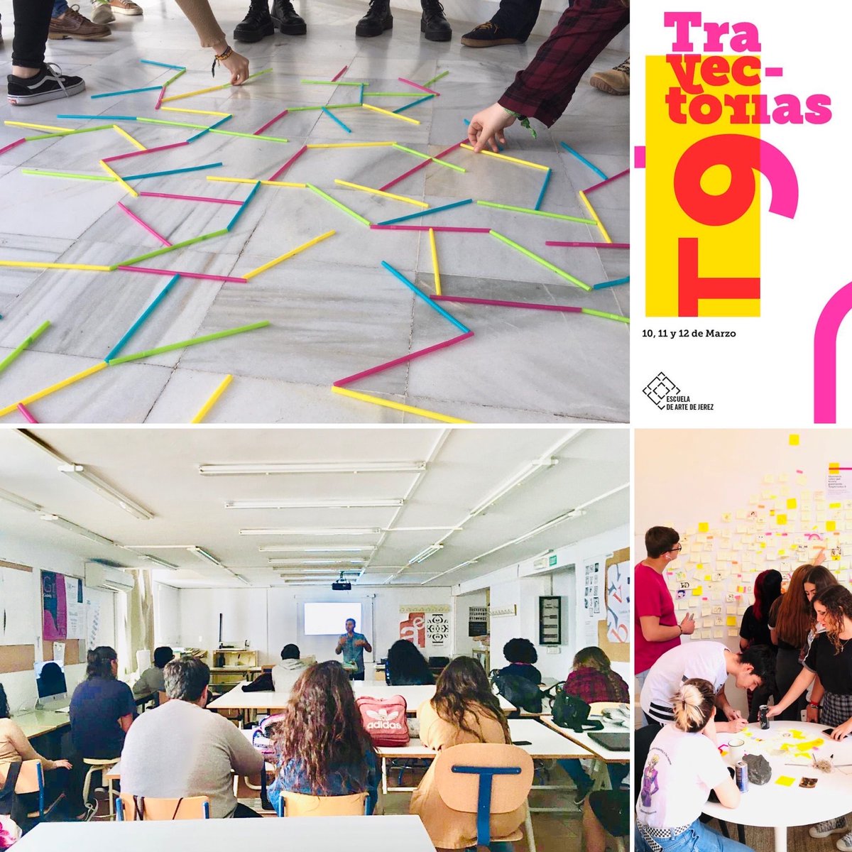 easdjerez's tweet photo. Ponencia y taller de sistemas gráficos flexibles a través de herramientas análogas y digitales. @Diegogallego #diseñográfico #arte #creatividad #procesocreativo #fotografía #eajerez #formación #futuro #comunicación #cultura #jerez #trayectoriaseajerez #TrayectoriasT9 https://t.co/SVJAcSKvPD