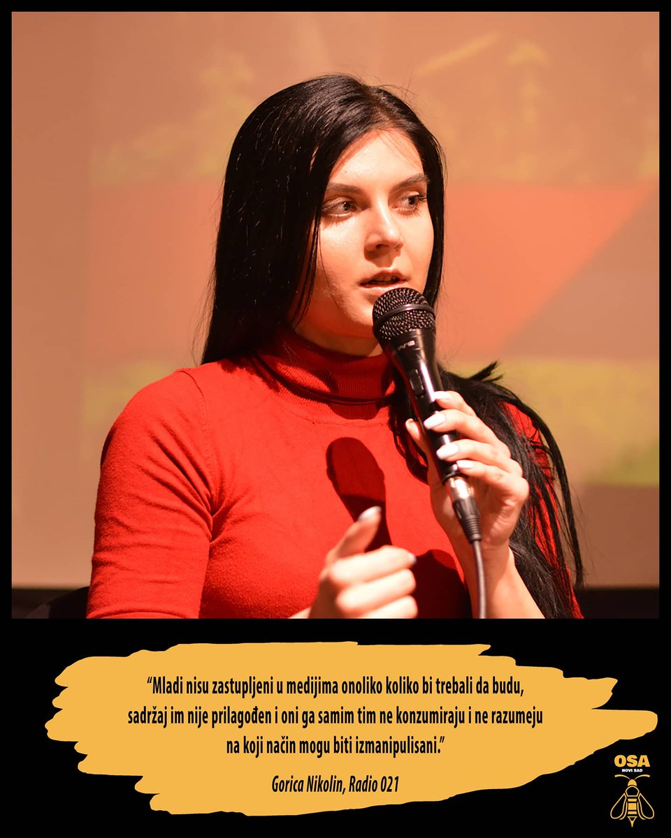 OSA_021's tweet photo. @fruska_gorica na našoj tribini "Kodiranje/Dekodiranje". #student #novisad #Srbija #mladi #osa #vojvodina https://t.co/1VetHOcxJW