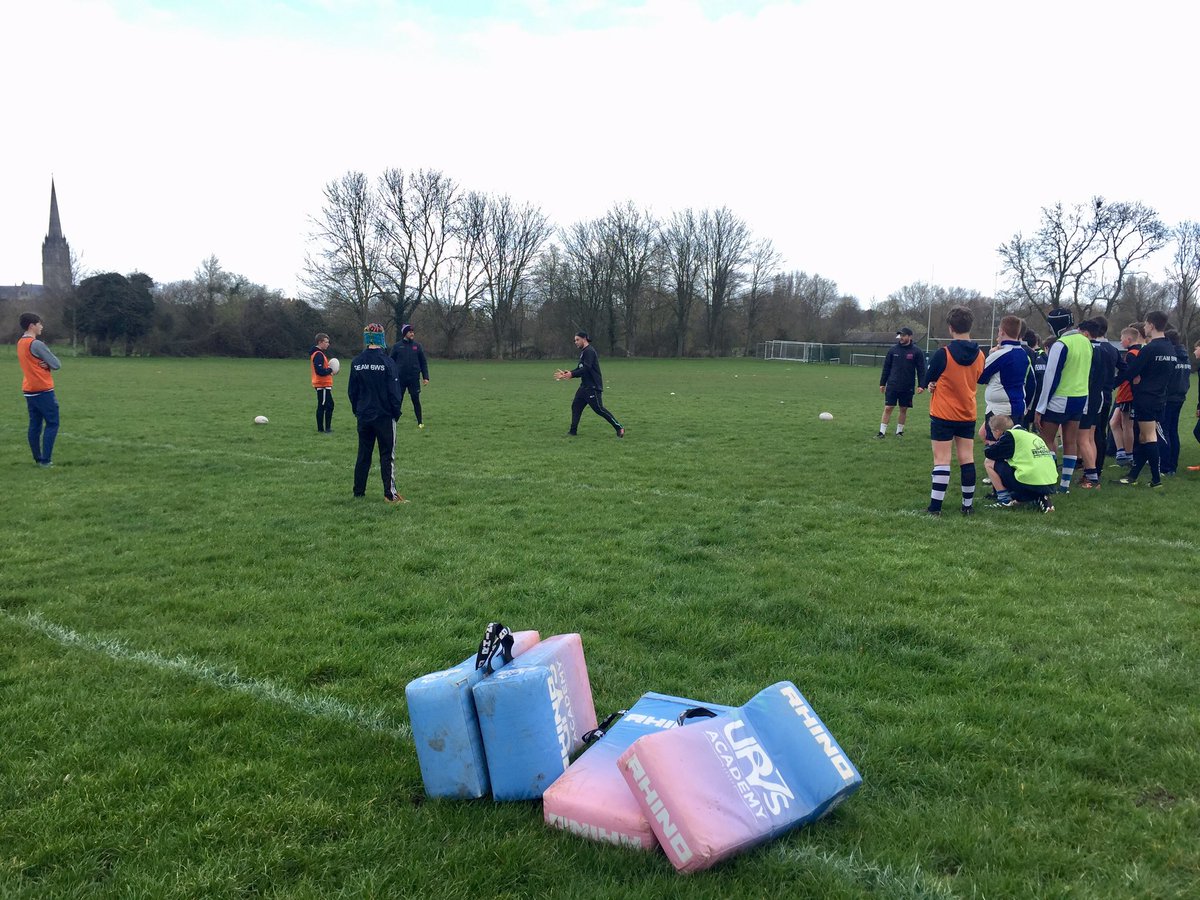 BWSRugby's tweet photo. Thanks to @UR7s for the this afternoon. Loads of games, work ons, fun had and masses learnt. Brilliant to see two @BWordsworths year groups combined. Loads of smiles &amp; improvement throughout the session, some great scores to finish.#7sfun #beyondbws #7spathway #opportunity https://t.co/Ao2OBEqRom