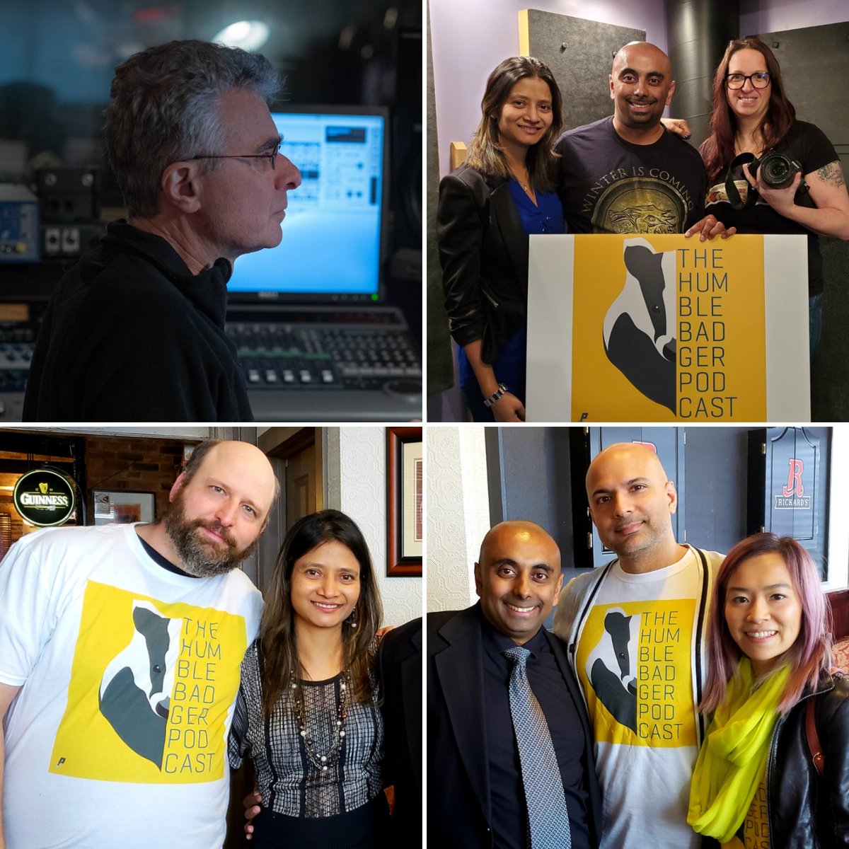 Behind the scenes no more! Today we shine the spotlight on &amp; sing the praises of our unsung heroes - our crew. 

We couldn't possibly have done this without you. You made it easy for us to showcase talent because you worked hard to showcase us! 👏💛

thehumblebadger.com 🎙🦡