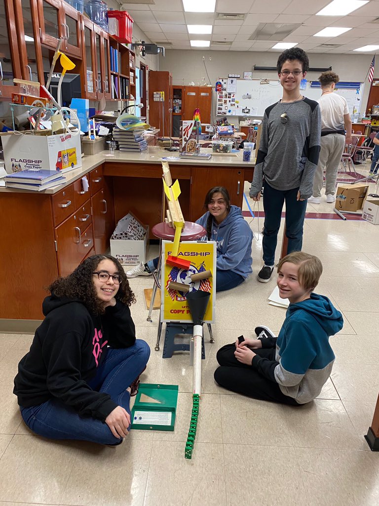 Chris Reagan (@reaganc_r) on Twitter photo 8th Grade Science students demonstrate their progress on Rube Goldberg projects. From good plans come good results!
<a href="/kramer_MOMS/">James Kramer</a> <a href="/mtolivemiddle/">Mt. Olive Middle School</a> 8th Grade Science students demonstrate their progress on Rube Goldberg projects. From good plans come good results!
<a href="/kramer_MOMS/">James Kramer</a> <a href="/mtolivemiddle/">Mt. Olive Middle School</a>