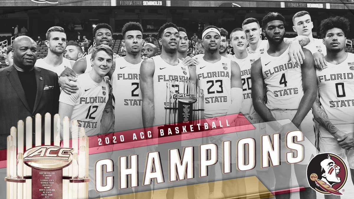 Florida State has been named the 2020 ACC Champions!

#ACCTourney