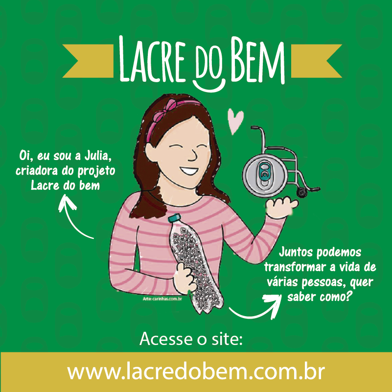 BHOutletPlus's tweet photo. A campanha @lacredobem é uma iniciativa cujo objetivo é coletar lacres de latas de alumínio para venda e o dinheiro é usado na compra de cadeiras de rodas, que são doadas.💚 Apoie esta ação! Doe os lacres consumidos na urna da nossa praça de alimentação (ao lado do Pizza Pazza). https://t.co/KewTab3iUT