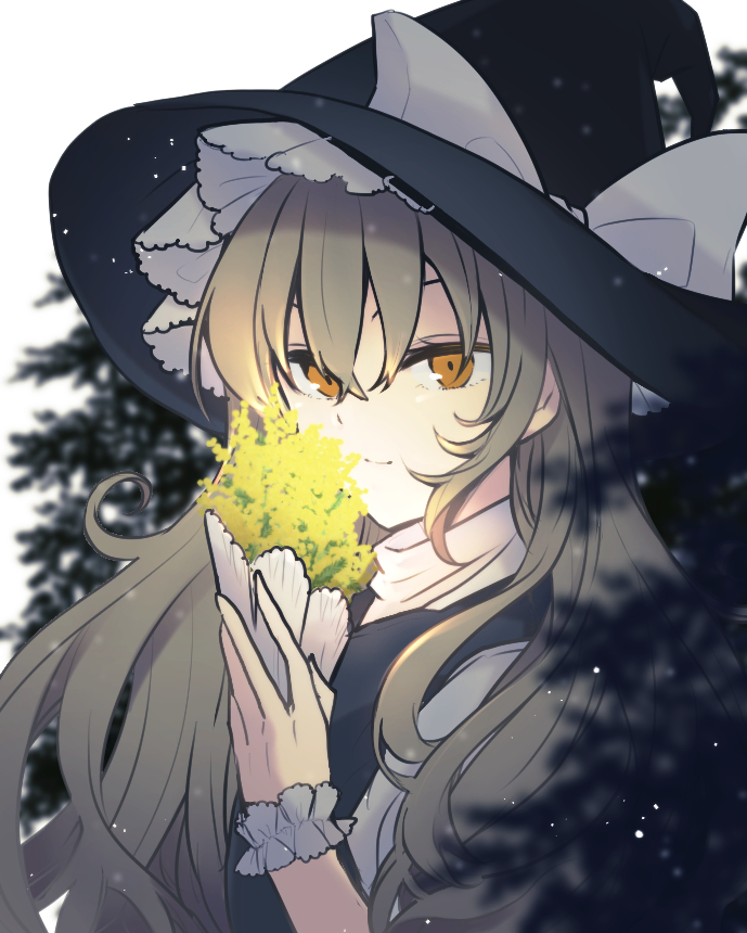 霧雨魔理沙 「おやすみミモザ魔理沙 」|あおいのイラスト