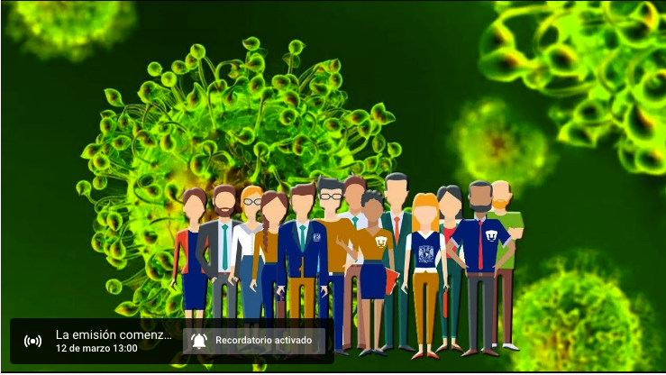 PUDHUNAM's tweet photo. COMISIÓN UNIVERSITARIA PARA LA ATENCIÓN DE LA EMERGENCIA DEL CORONAVIRUS
jueves 12 de marzo 13:00 horas
Conferencia de prensa.
La conferencia se transmitirá en el canal de UNAM Global TV
https://t.co/QRfJiMssRv
#UNAM #Coronavirus #Covid19 #emergencia #pandemia #UNAMTV #FMUNAM https://t.co/Al8GEcs9LK