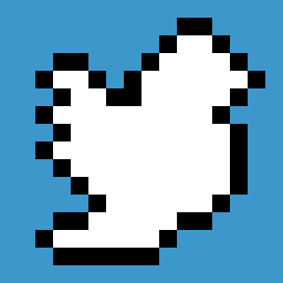 Here's a horrible attempt at a Twitter logo