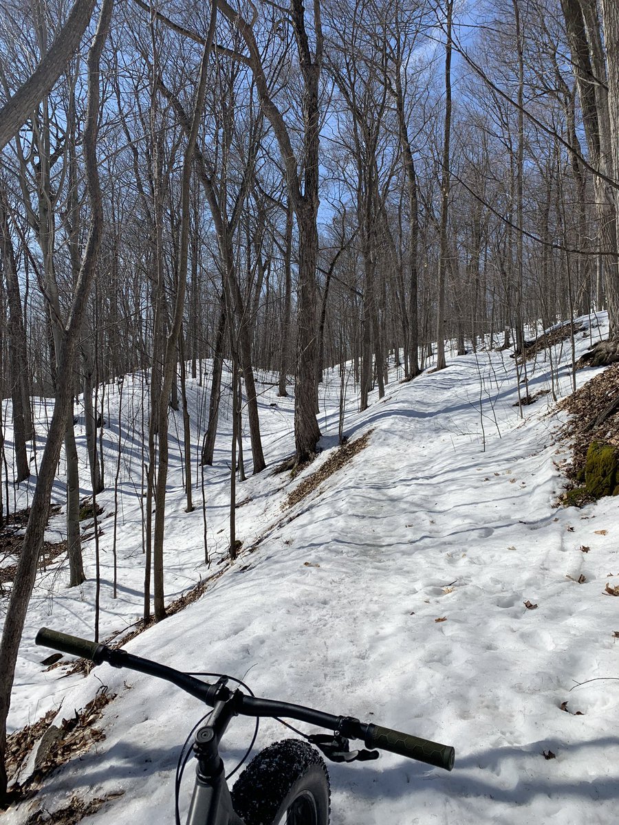 AlquierThierry's tweet photo. Isolation &amp; belated birthday in Oka park. Not bad for a lunch spot ! #fatbike #notbikingtowork #SFD5 https://t.co/LoPcCc8i2v