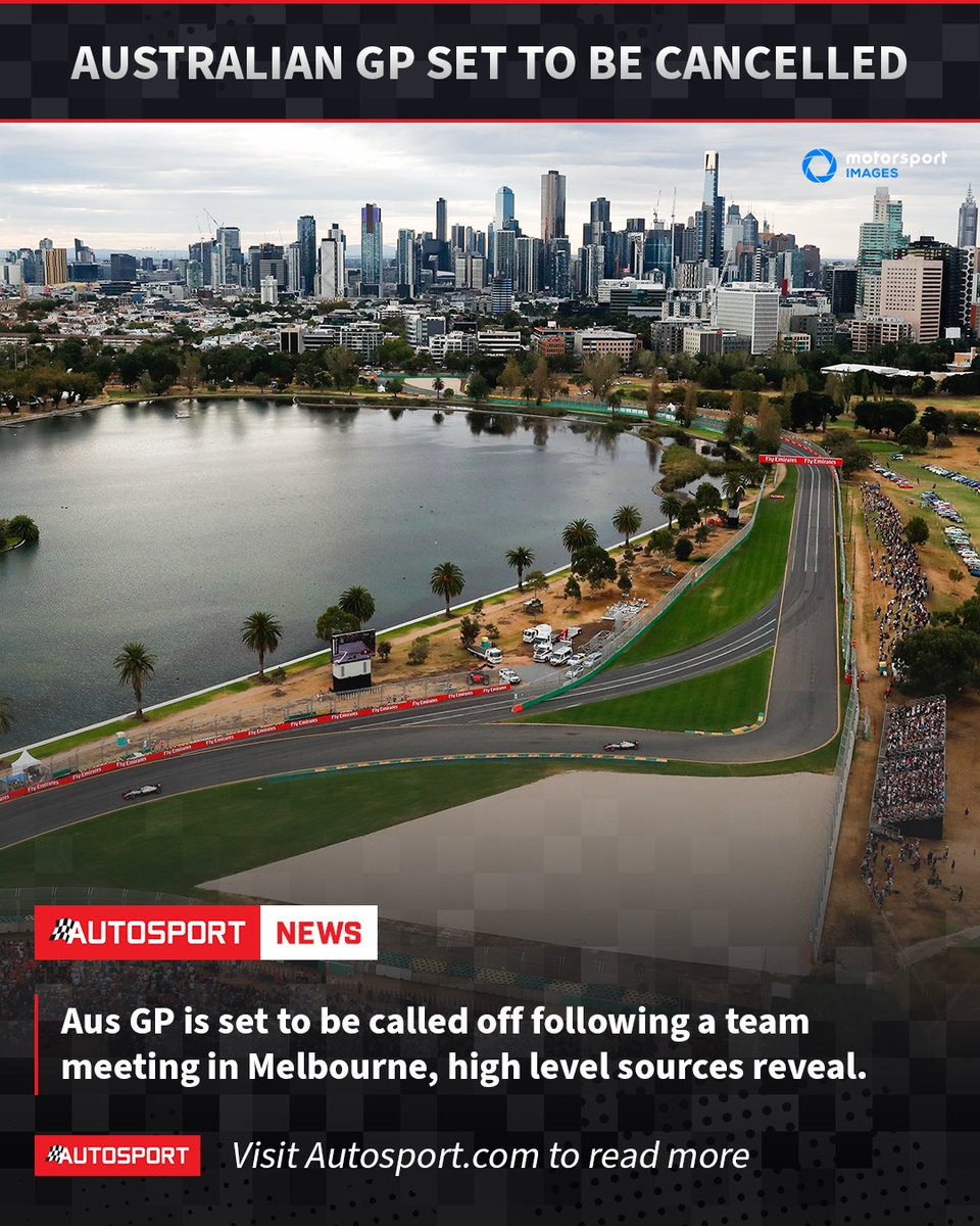 autosport's tweet photo. More BREAKING bad news 💔⁠
⁠
Read the full story 👉 https://t.co/LRdbzt7uBT
⁠
#F1 #Formula1 #AusGP #AustralianGP https://t.co/OWqzld95NP