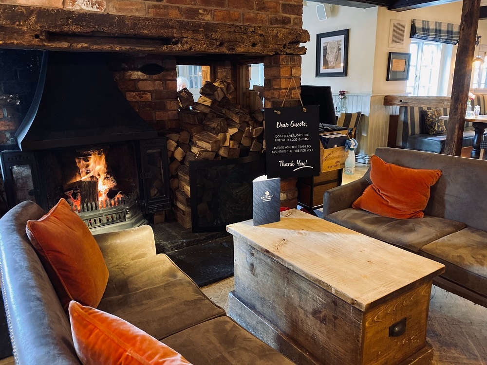Take a seat.  Grab a drink. Our home is your home. 🔥 🍺 🍷